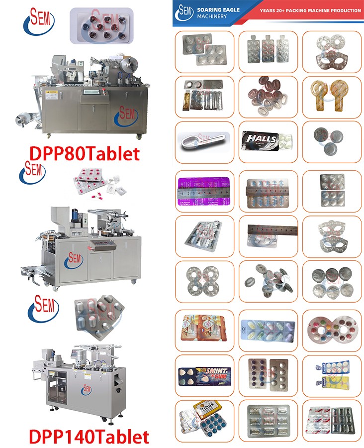 Multifunctional automatic tablet and capsule blister packaging machine
