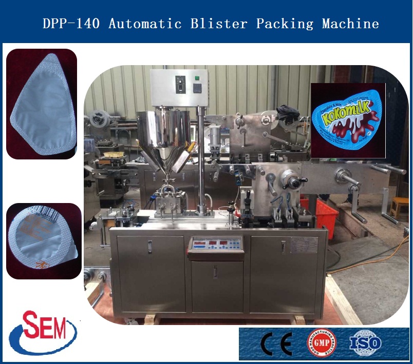 mini blister packing machine for jam ketchup packing