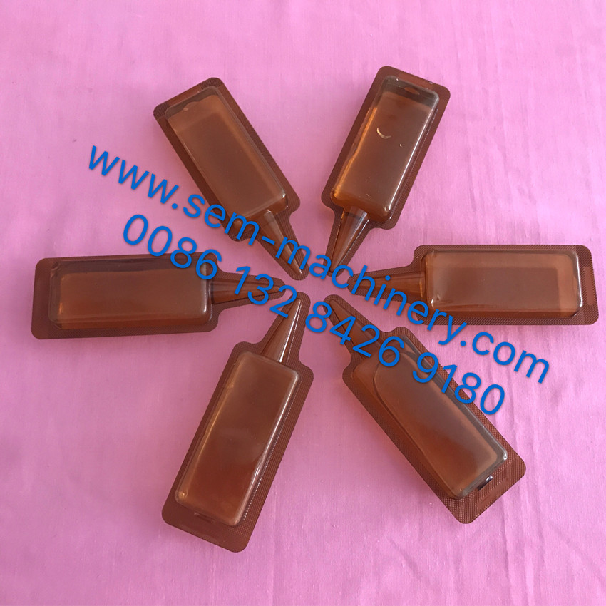 small plastic ampoule liquid packing machine