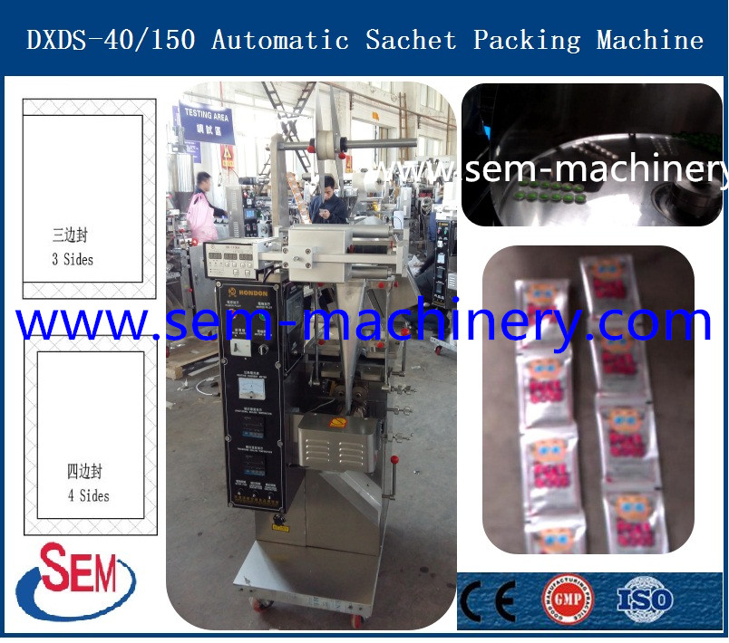 candy gum beans sachet packing machine 