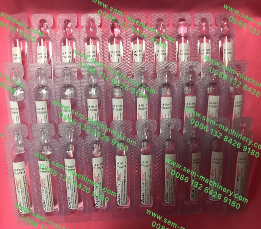 plastic ampoule liquid filling sealing machine