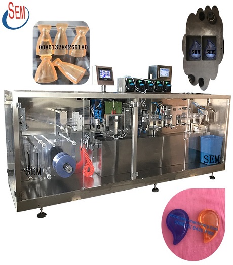 plastic oil drop filling packing machine