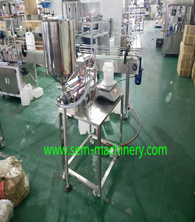 semi-atuomatic tube filling machine 