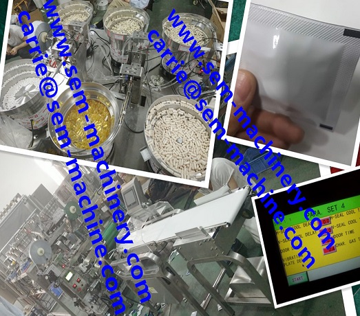 tablet capsule saceht packing machine