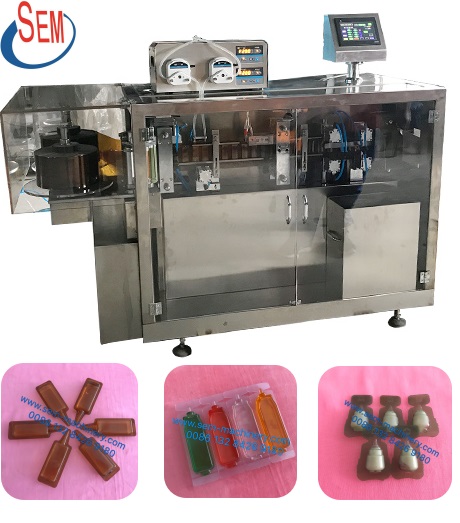 plastic ampoule filling and sealing machine