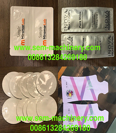 Sachet Samples That Packed By Our Sachet Machines For Reference