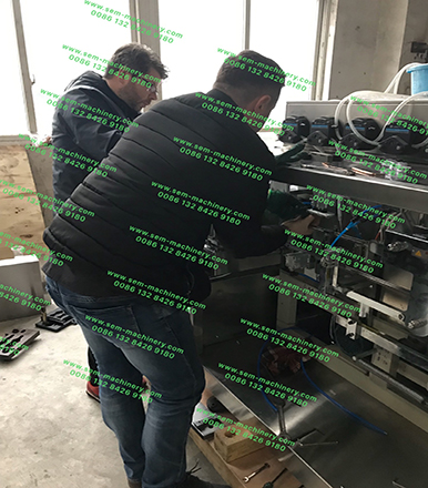 Liquid Machine For Fertilizer Packing -customer Inspection And Learn Operation