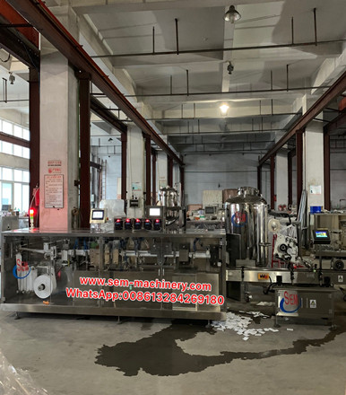 Automatic Plastic Ampoule Liquid Packaging Line