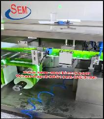 The machine running in customer factory