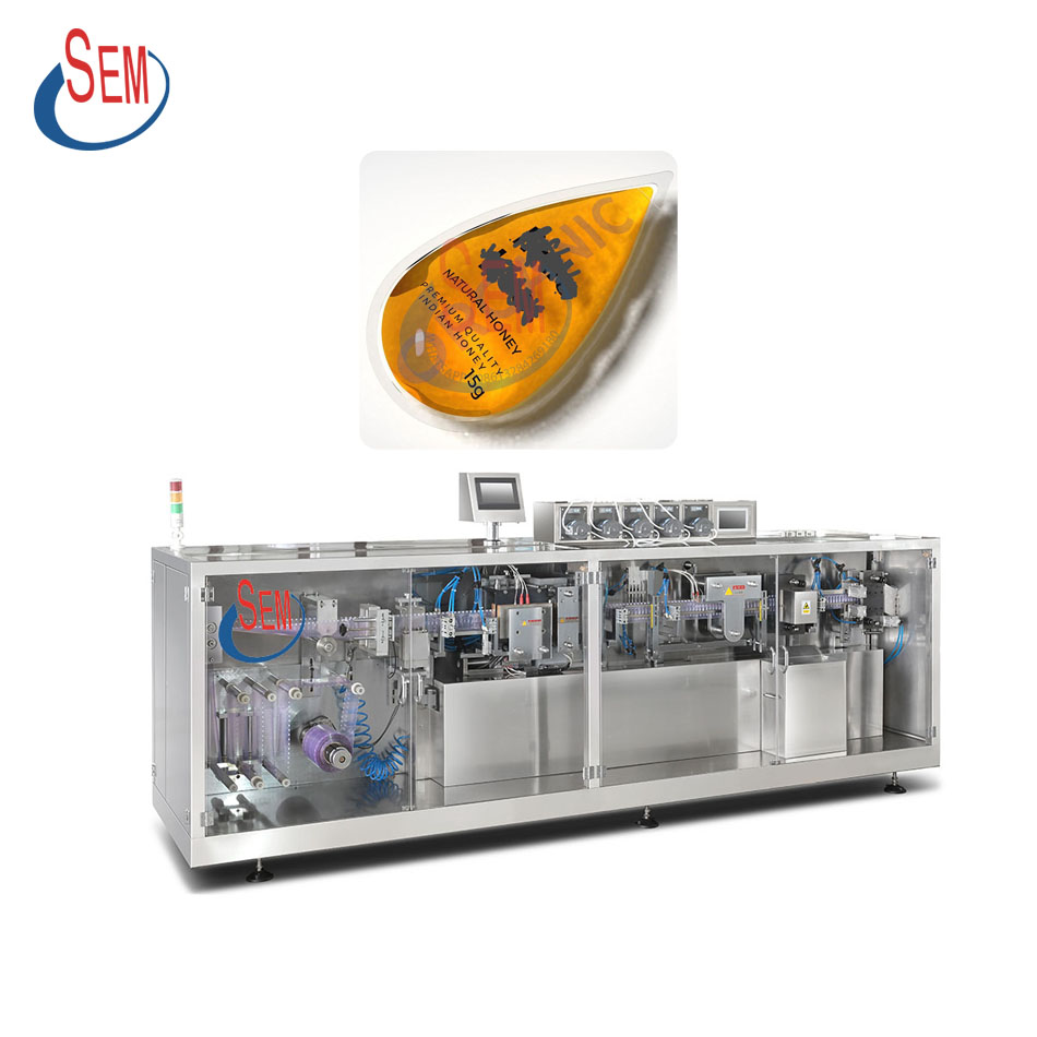 Automatic mono dose olive oil honey liquid forming filling sealing machine with manufacturer price