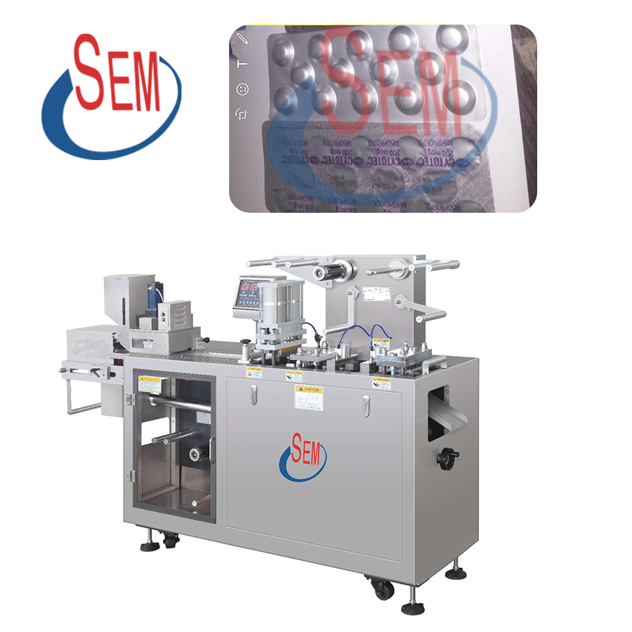 Double aluminum foil film automatic blister packing machine