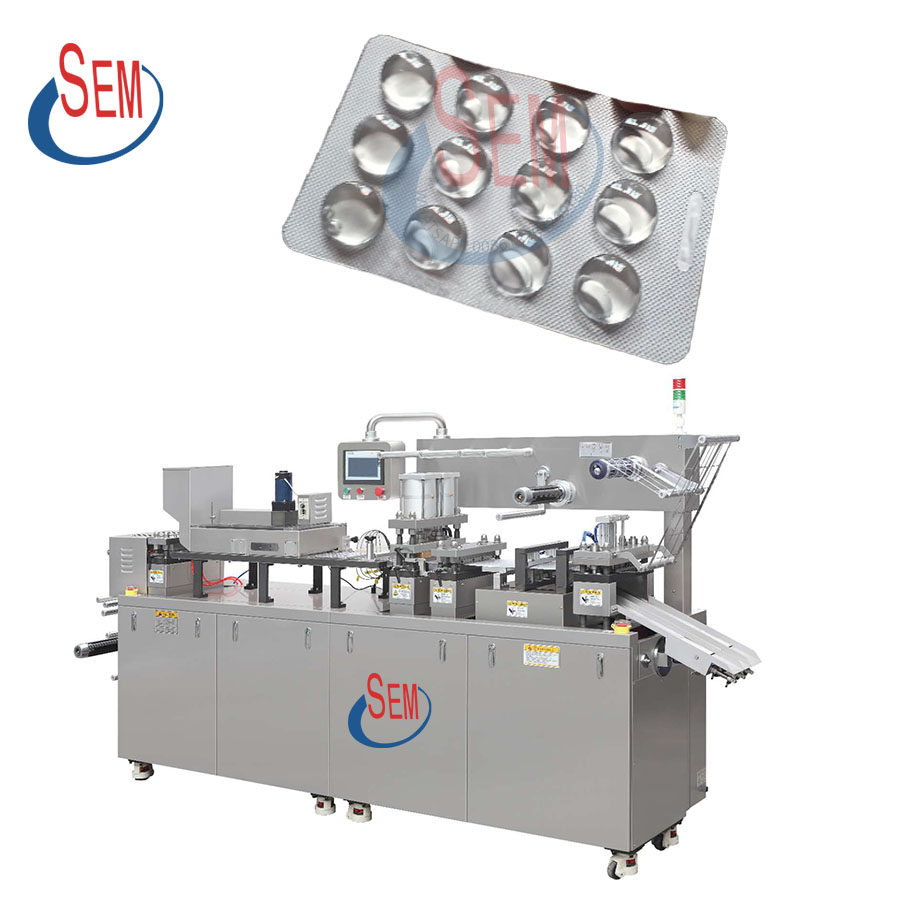 DPP250 Automatic alu-plastic mini pharmacy blister packing machine tablet