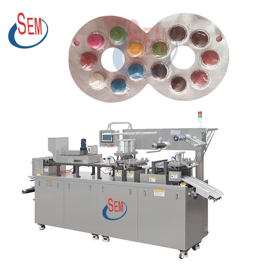 small automatic tablet/capsule/soft gelatin blister packaging machine