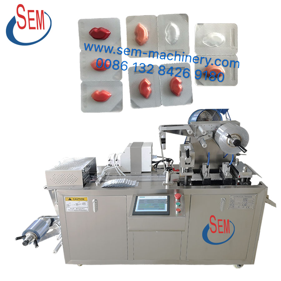 Liquid blister packing machine for chocolate butter  syrup jam honey