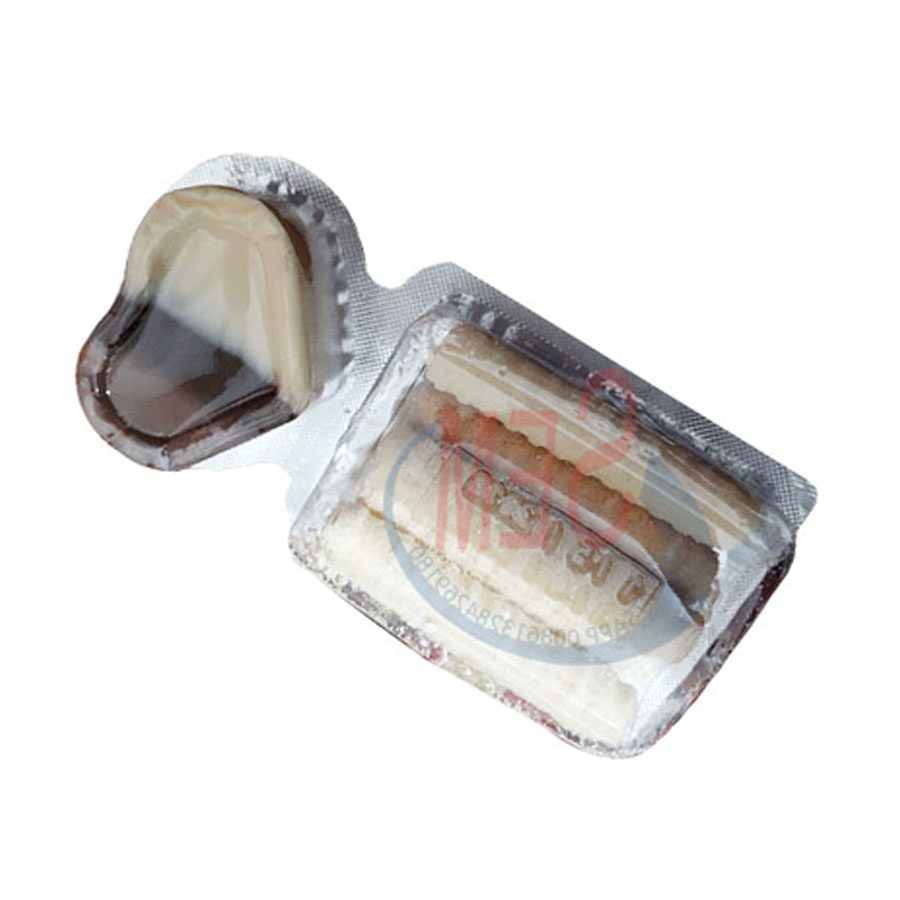 DPP-80 automatic liquid blister packer aluminum foil blister pack butter filling sealing packing machine