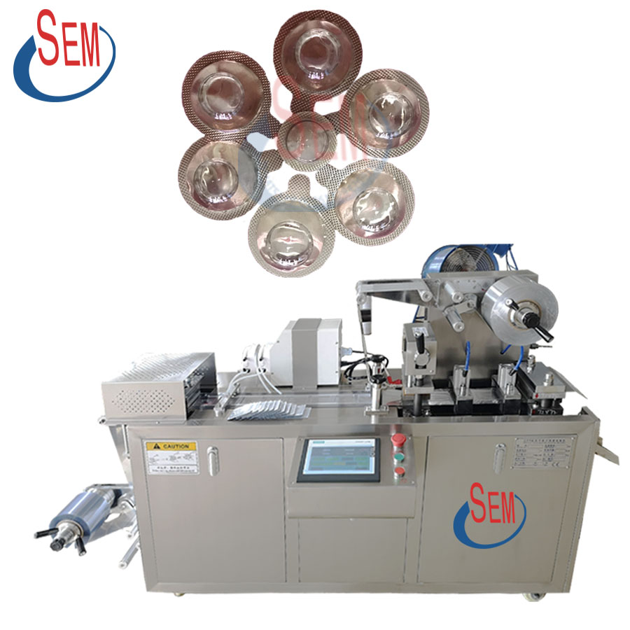 DPP80 Automatic aluminum pvc pet liquid blister packing machine manufacturer