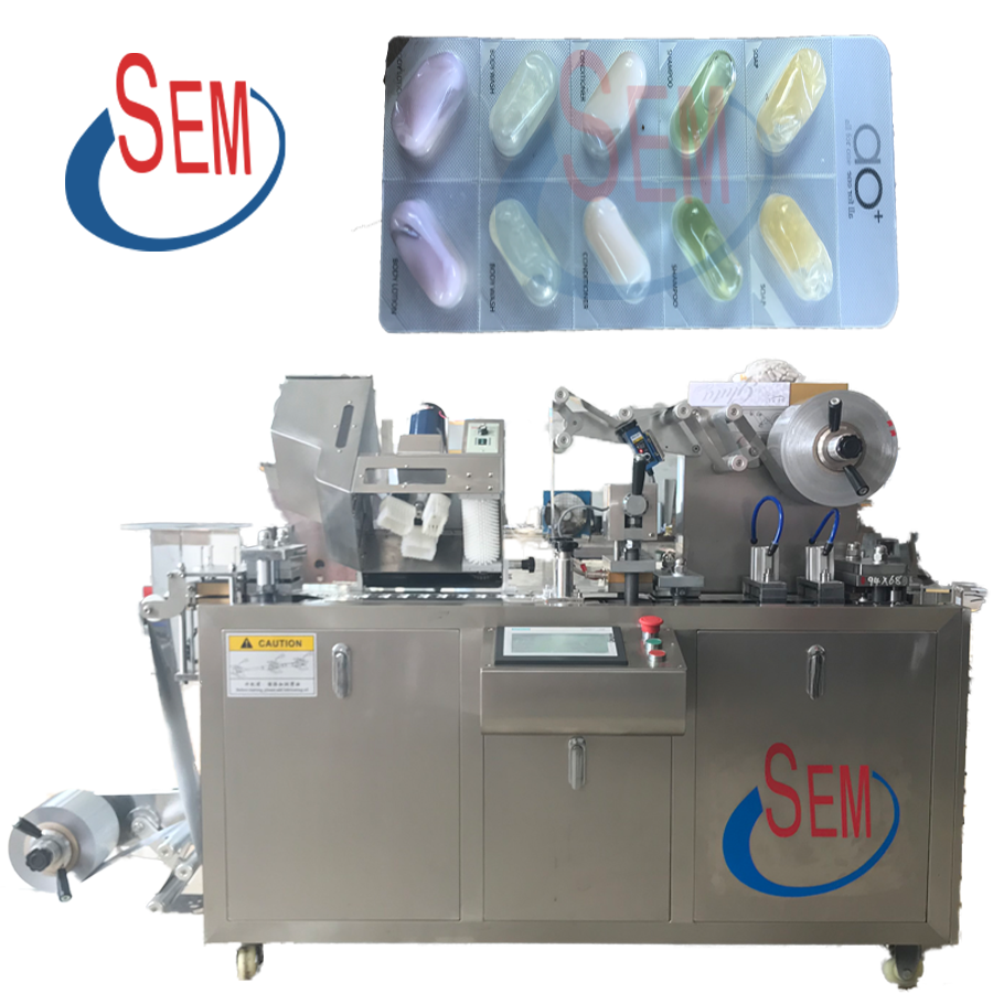 DDP80 Small Aluminum Plastic Tablet Blister Packing Machine Pills Packaging Machine