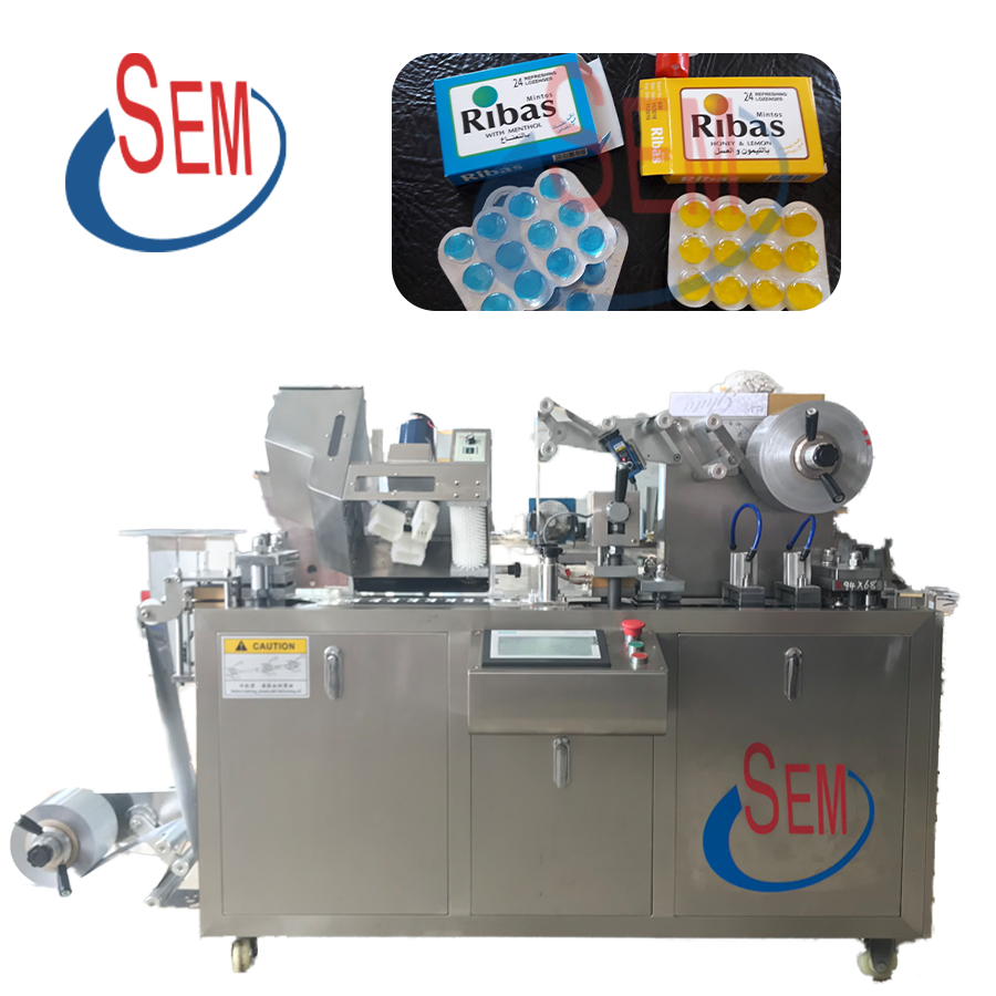 small automatic tablet/capsule/soft gelatin blister packaging machine