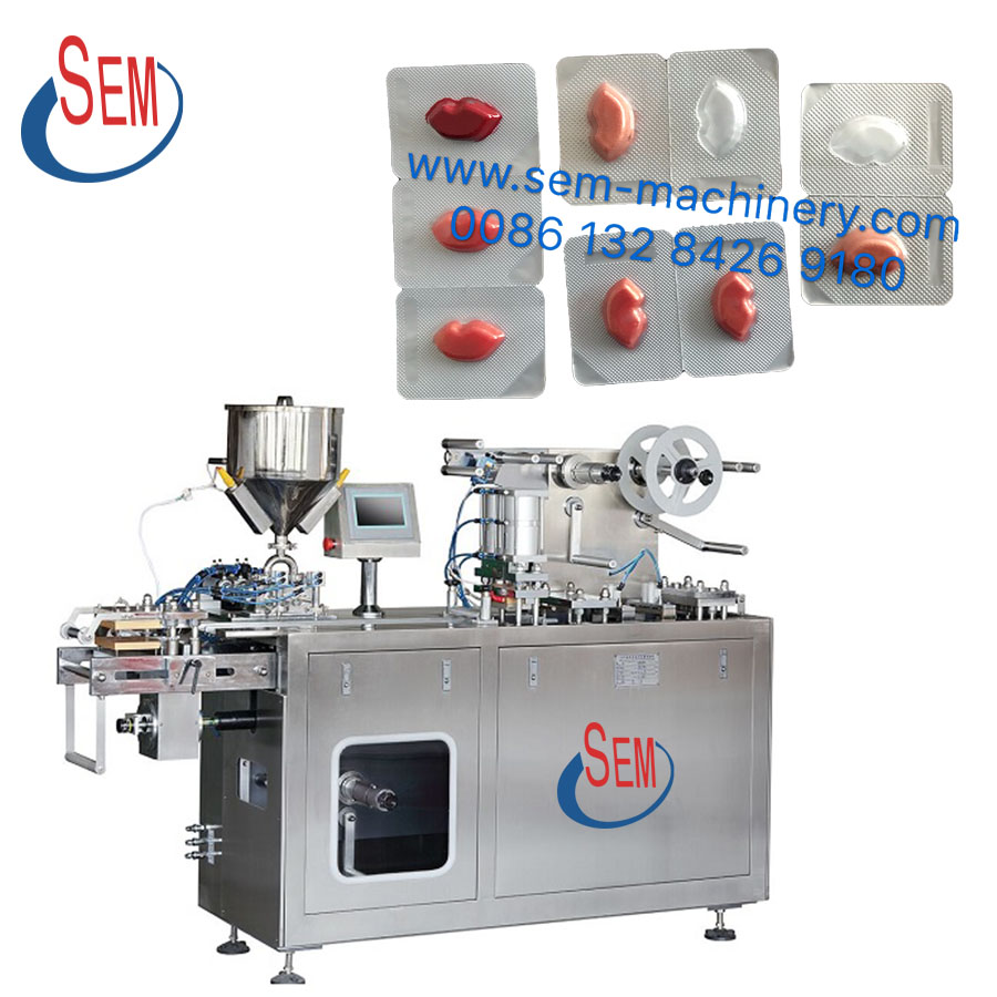 DPP140 Small blister liquid filling automatic chocolate blister packing machine