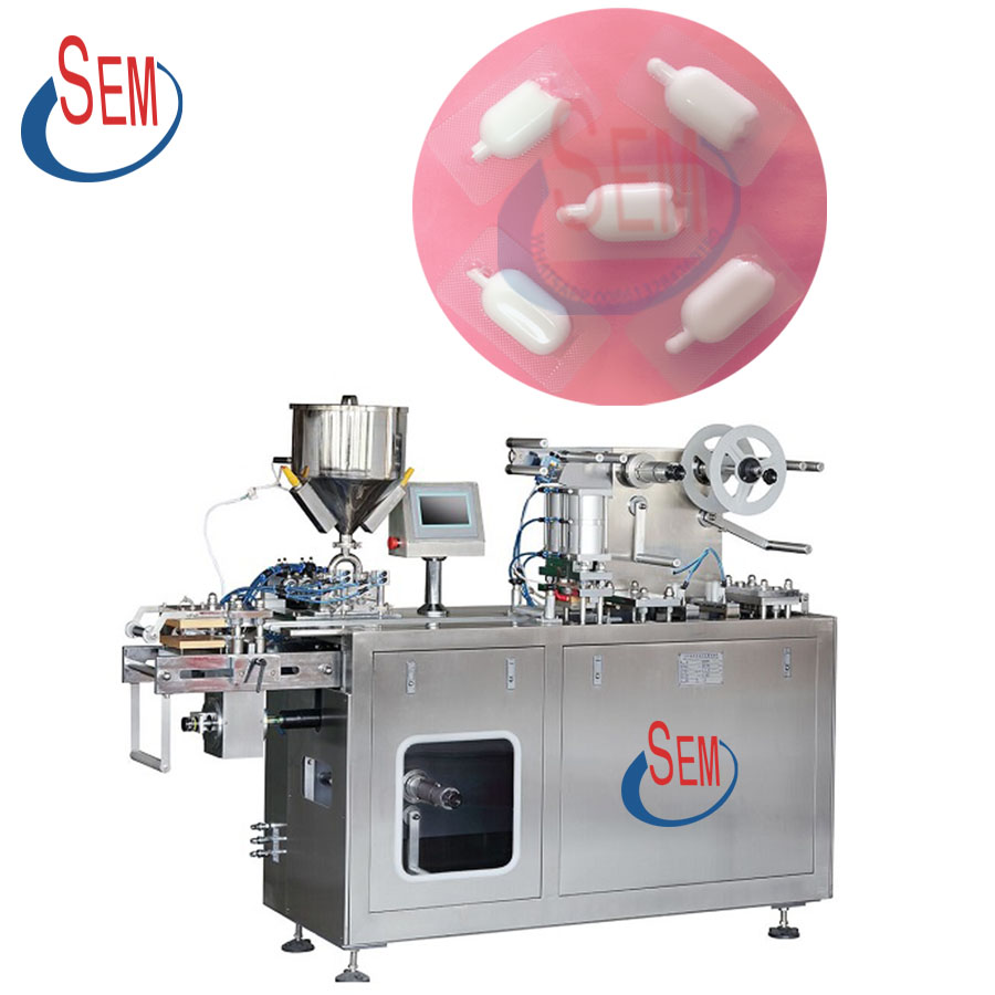 DPP140 Mini blister packaging automatic liquid perfume filling machine