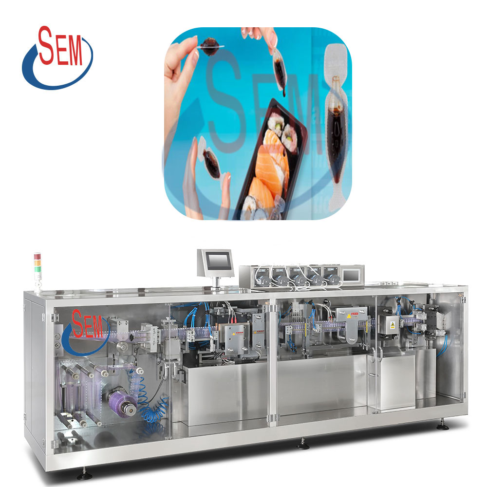 DGS-240Plastic bottle forming automatic ampoule filling sealing machine with labeling machine