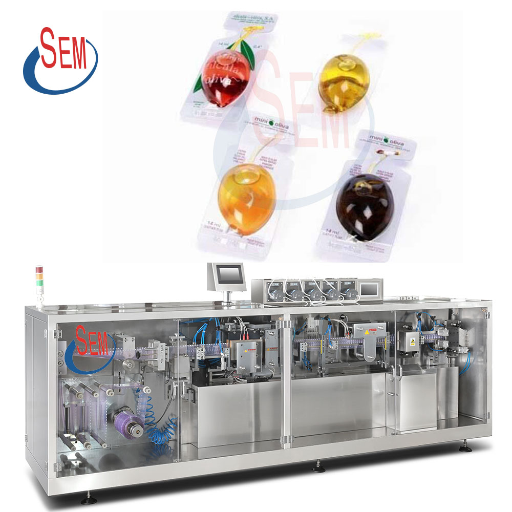 Automatic olive oil forming filling sealing liquid packing machine 