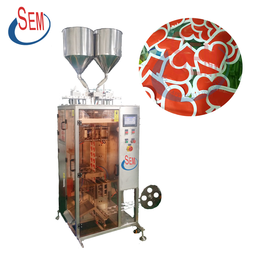 Automatic shampoo cream liquid paste jelly gel sachet bag pouch packaging machine