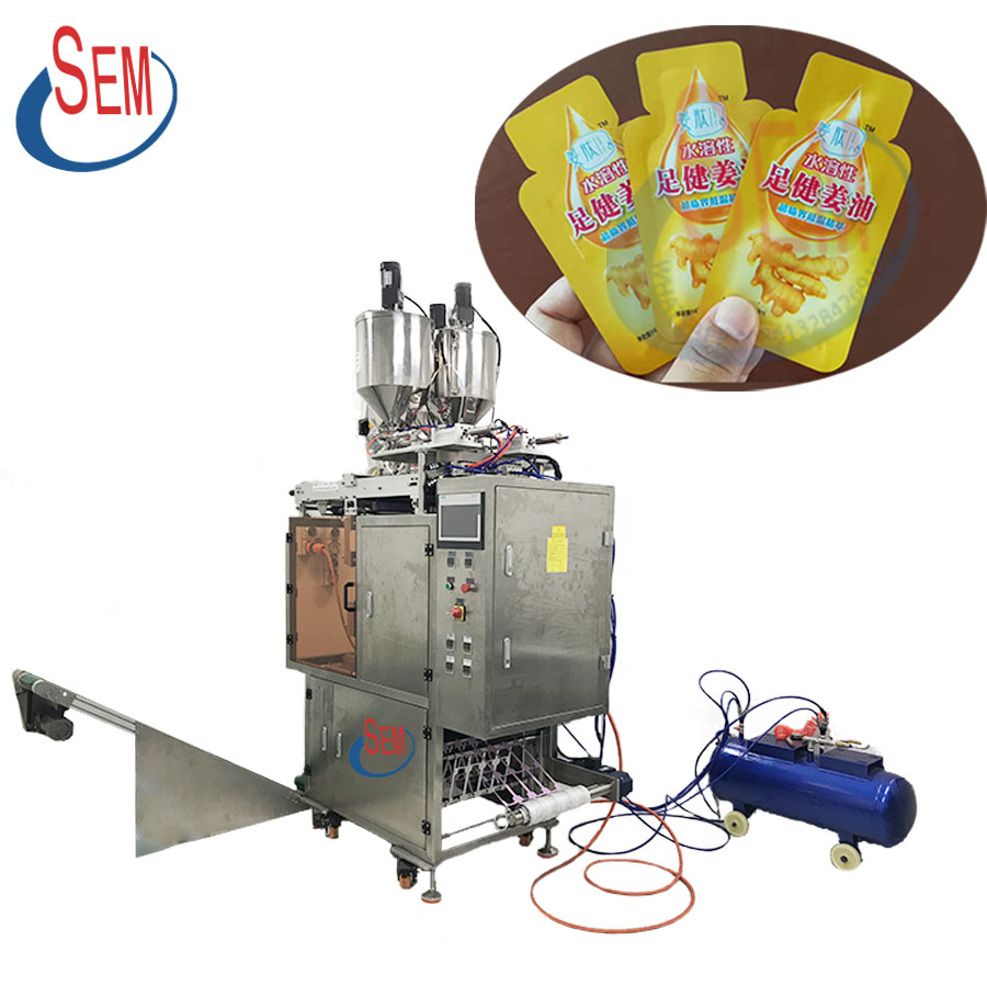 Automatic sachet liquid alcohol gel packing machine