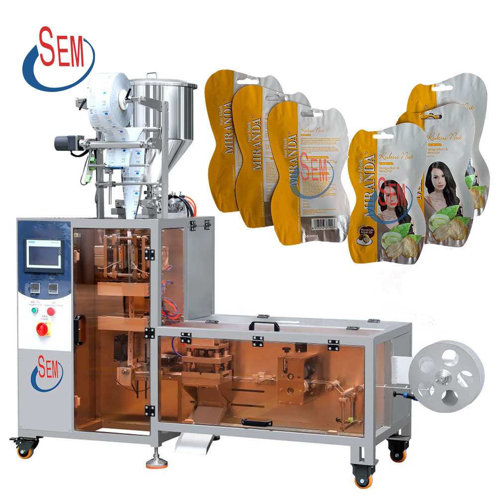 Hair Dye Shampoo Gel Products sachet package machine multi material heads Packing Machine