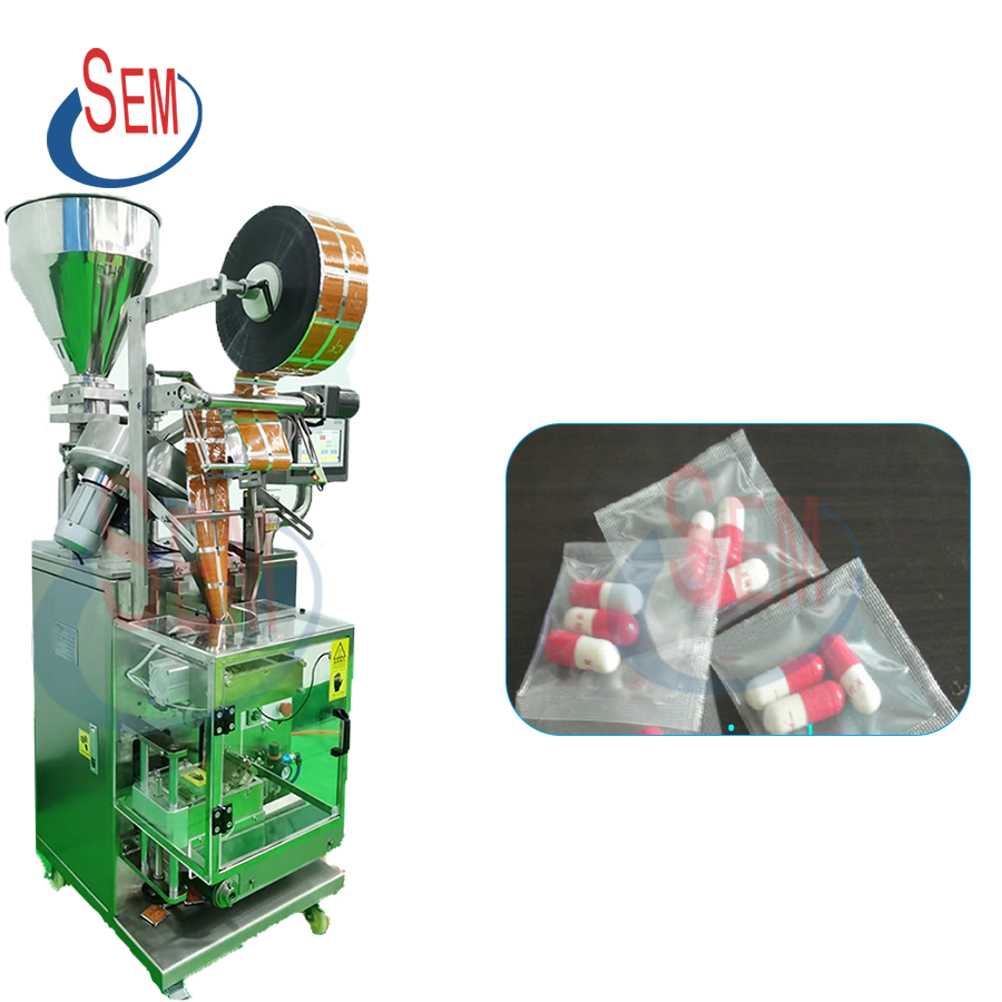 Automatic pharmaceutical tablet capsule small blister packaging machine