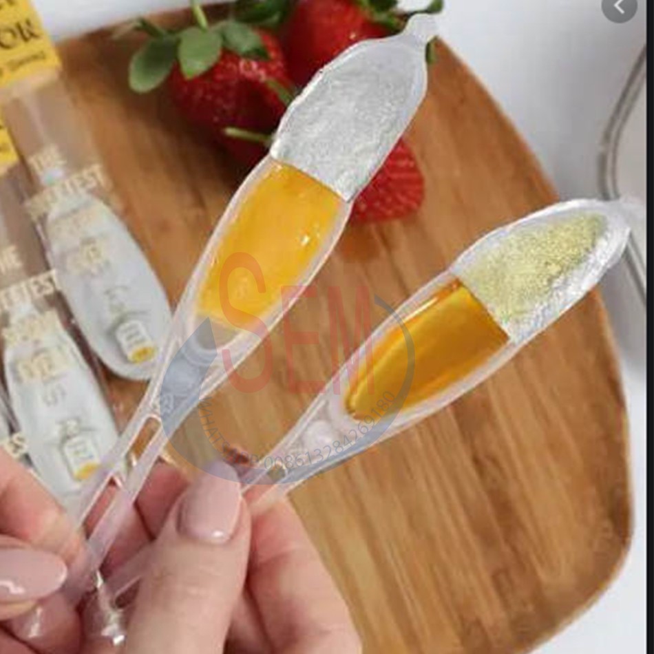 semi-automatic plastic honey spoon filling and sealing machine