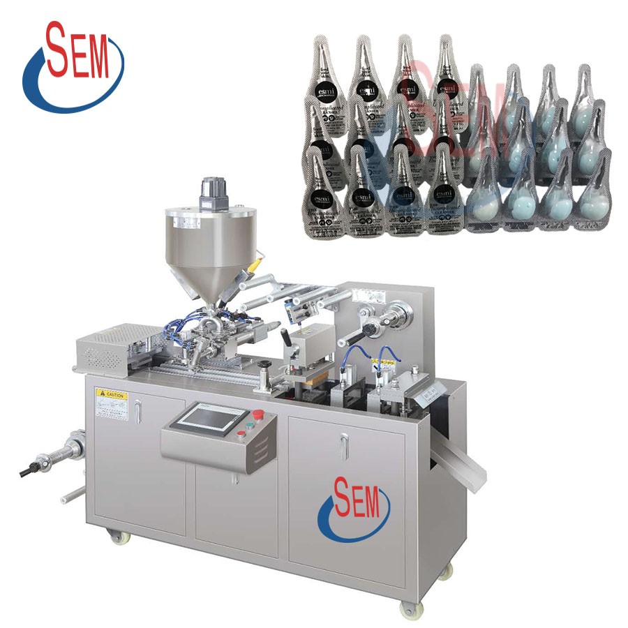 DPP 80 Automatic liquid filling small blister packing machine for jam