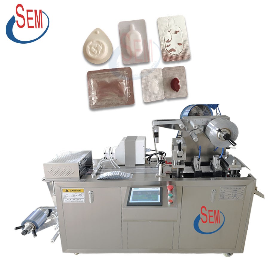 Aluminum plastic 20 grams honey packing blister machine with peristaltic pump