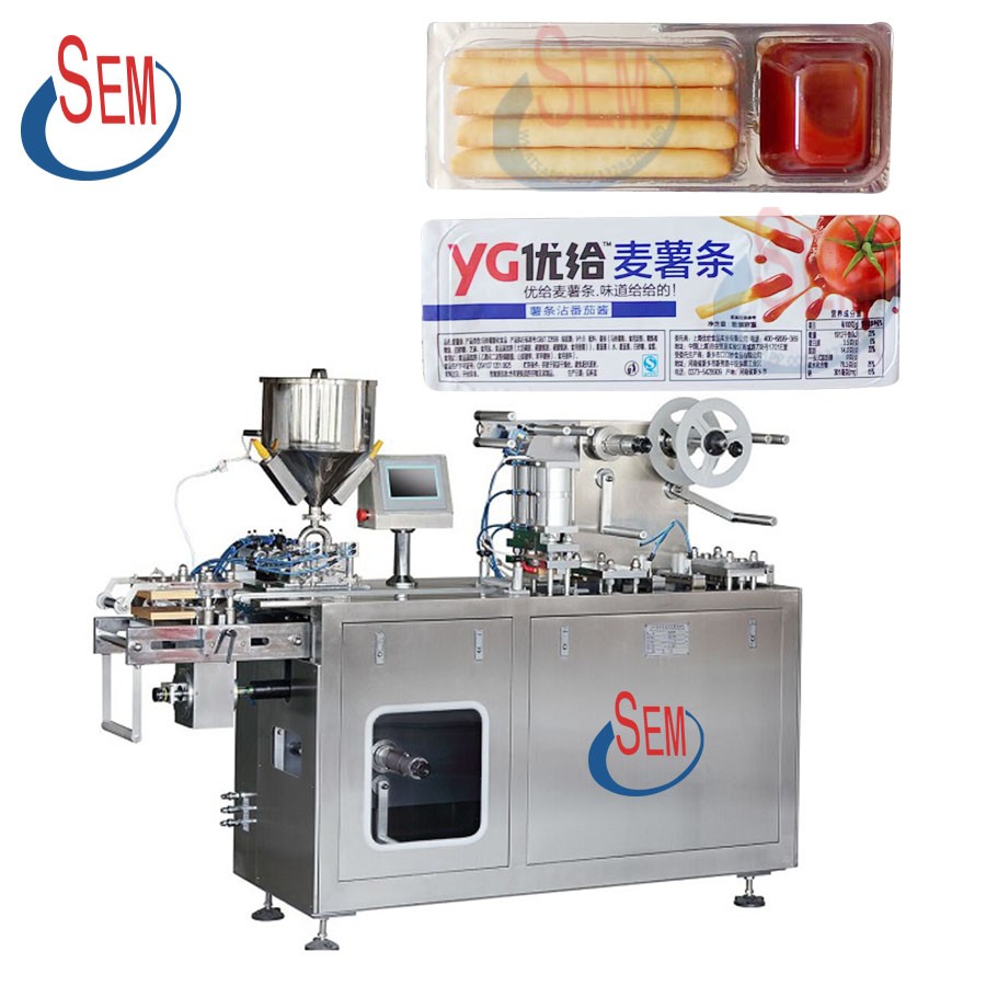 High standard automatic alu plastic alu alu blister packing machine