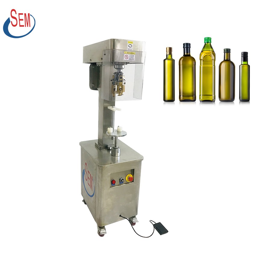 Electric ropp capping machine for aluminum cap