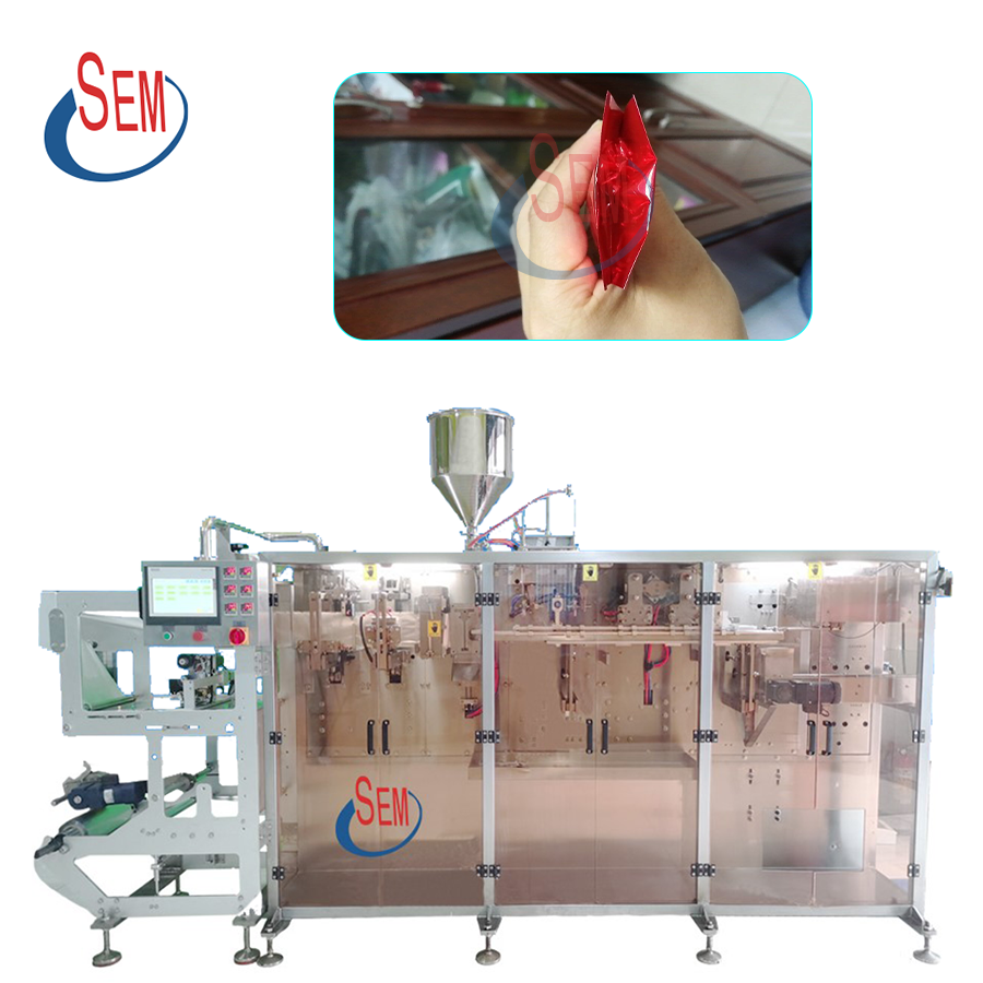 30ml Automatic stand up sachet pouch forming filling sealing packing machine