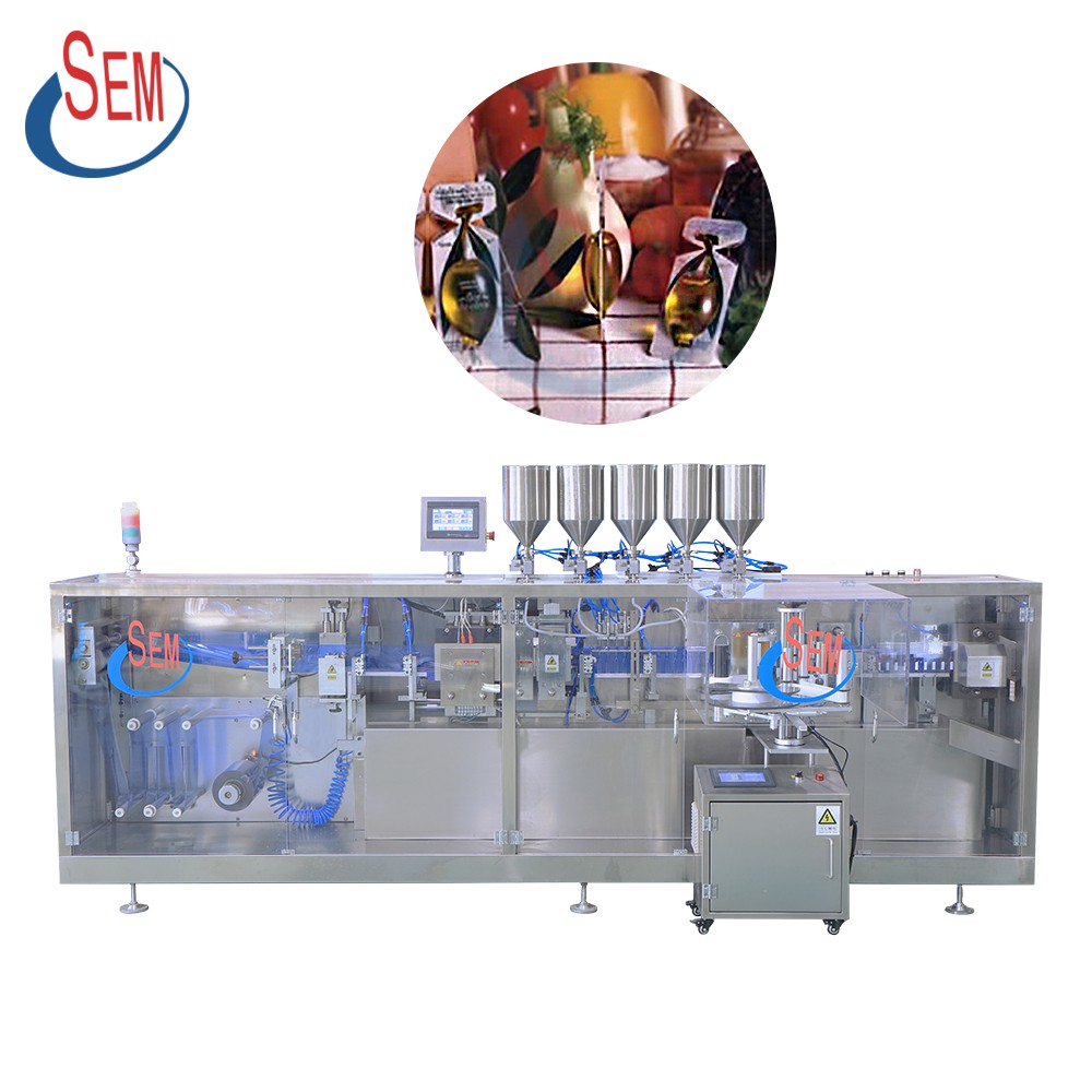 Automatic ampoule filling and sealing machine