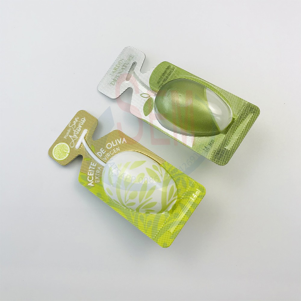 Olive oil monistic packaging 10ml plastic ampoule filling and sealing machine