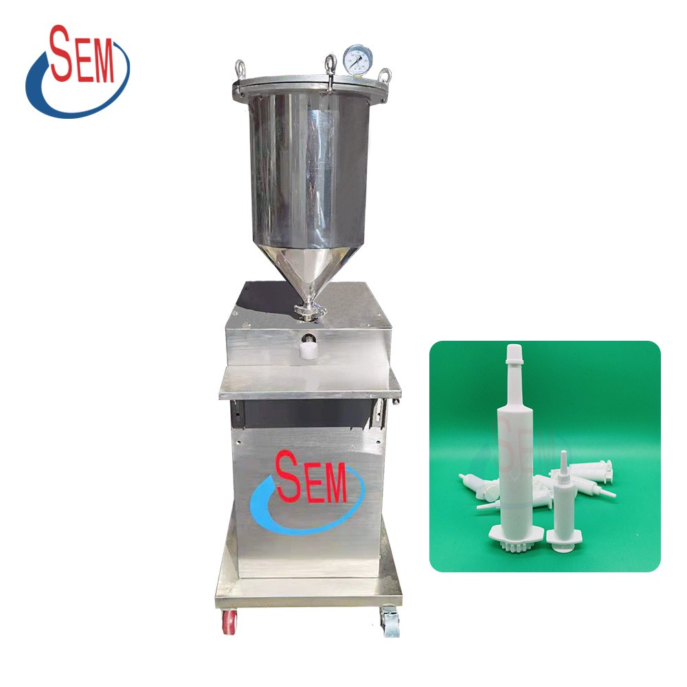 60 ml horse gel paste syringe filling machine