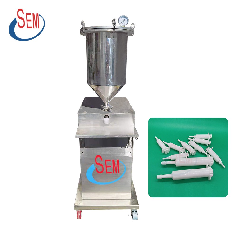 5ml gel past animal products syringe filling machine