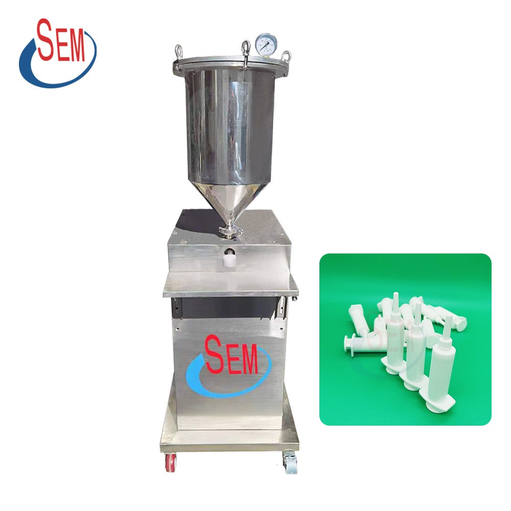 animal gel cream medical syringe filling machine