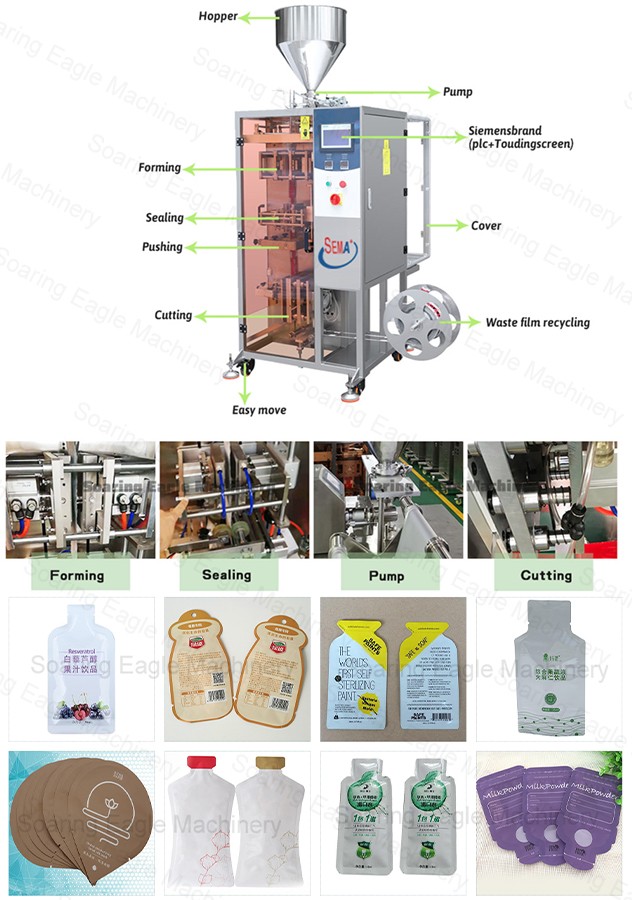 Automatic multifunctional liquid bag packaging machine