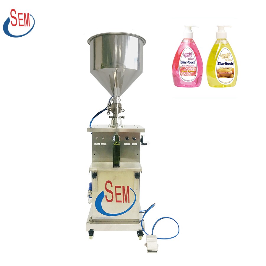 The semi-automatic filling machine was shipped to the United States,