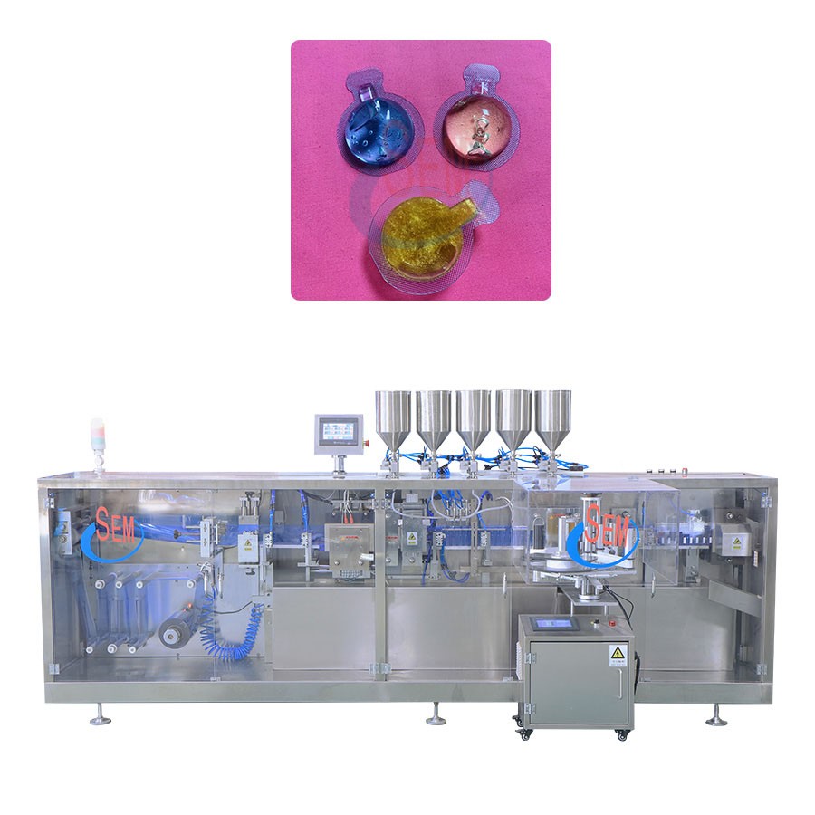 Automatic Olive oil packing machine---delivered to peru