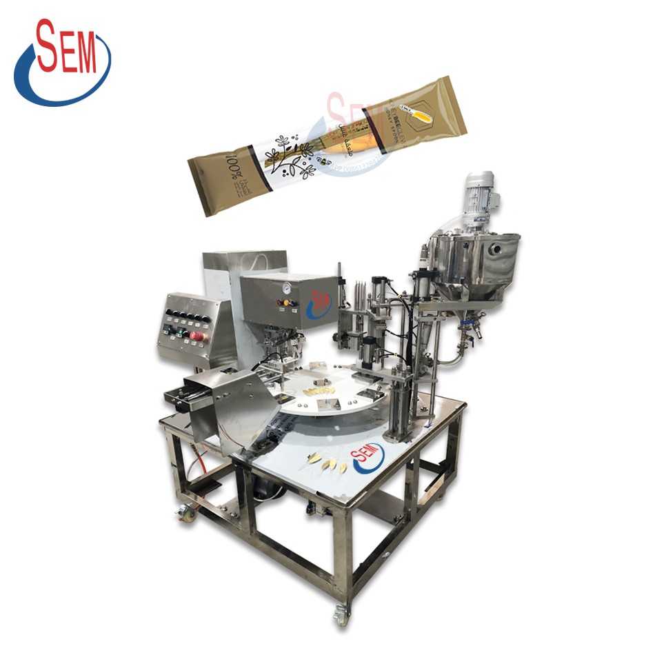 Honey spoon packing machine  delivered to Kuwait
