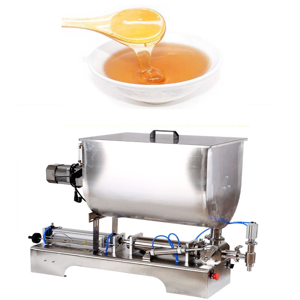 Semi-Automatic filling machine for peanut butter jar filling Automatic sachet machine for peanut butter