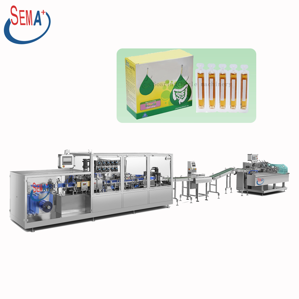 Automatic plastic ampoule bottling blow fill seal machine pharmaceutical Oral liquid filling packing machine