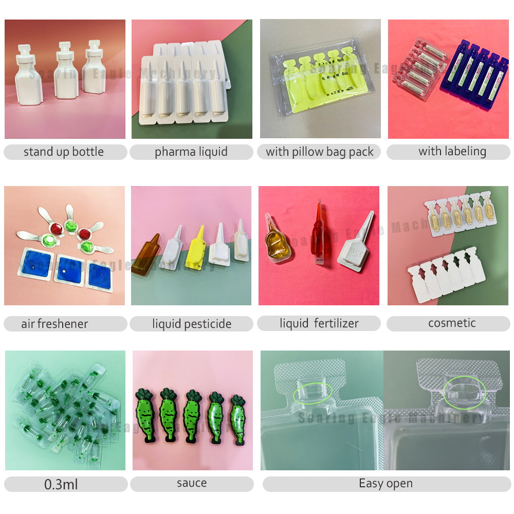High-accuracy Automatic Plastic Ampoules Liquid Filling And Sealing Machine