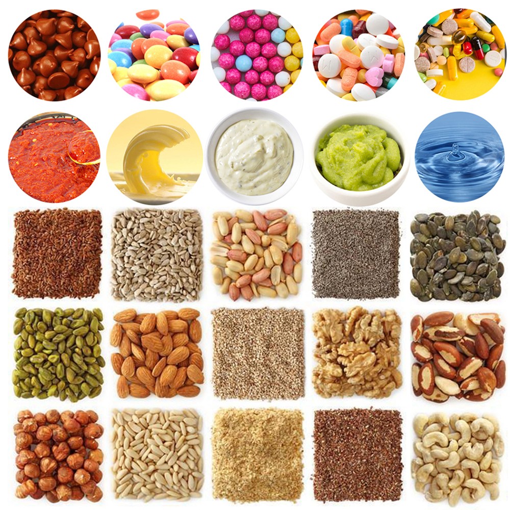 CE Auto weighing packaging coffee beans Potato plantain Chips dry food rice pasta almond peanut packing machine sugar nuts