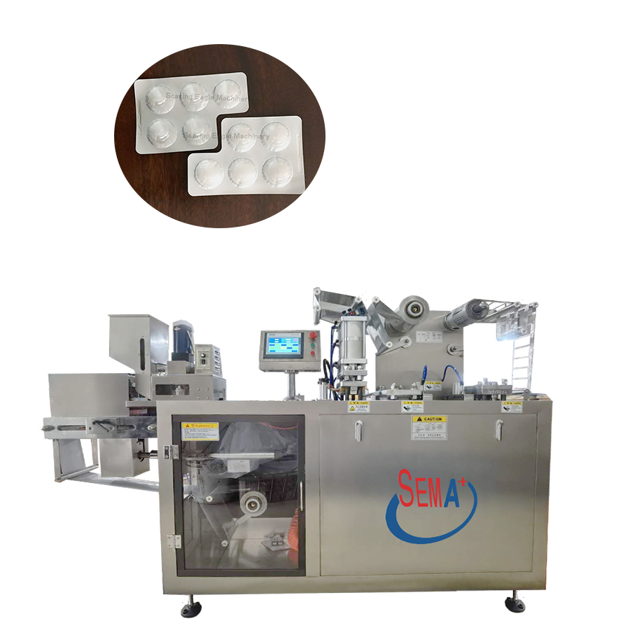 Aluminum plastic blister packaging machine for pill or tablet or capsule